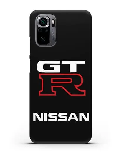 Чехол с надписью Nissan GTR силиконовый для Xiaomi Poco M5s