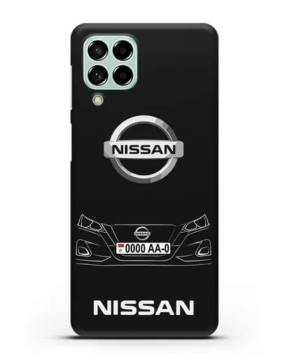Чехол Nissan с автомобильным номером силиконовый для Samsung Galaxy M53 [SM-M536]