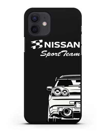 Чехол Nissan SportTeam силиконовый для iPhone 12