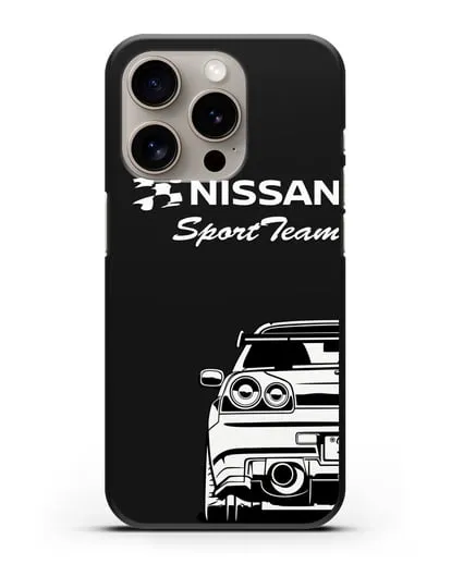 Чехол Nissan SportTeam силиконовый для iPhone 15 Pro