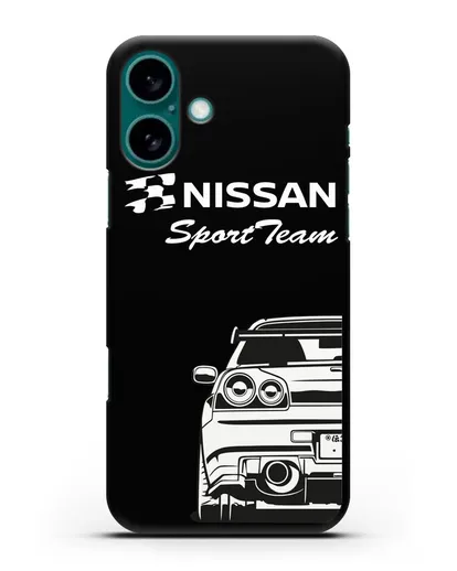 Чехол Nissan SportTeam силиконовый для iPhone 16 Plus