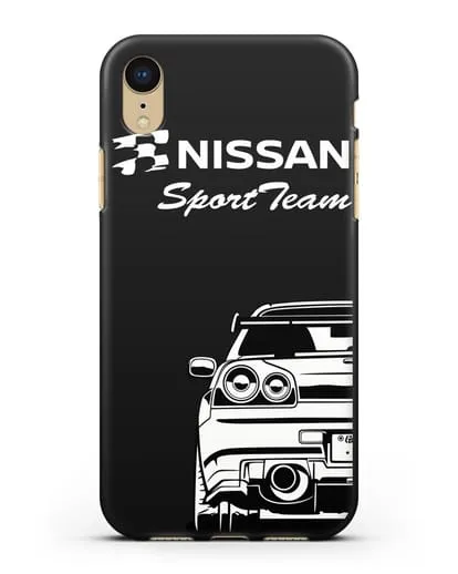 Чехол Nissan SportTeam силиконовый для iPhone XR
