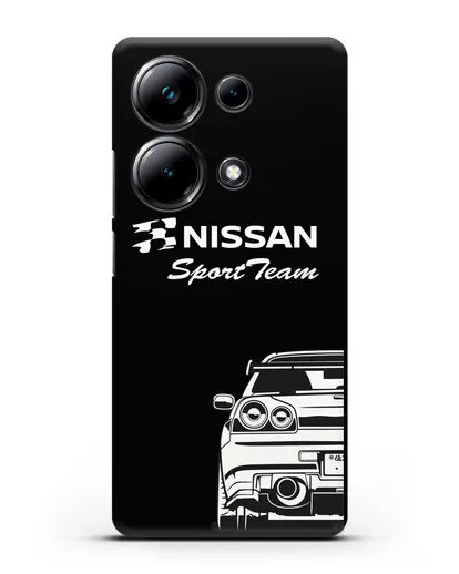 Чехол Nissan SportTeam силиконовый для Xiaomi Poco M6 Pro