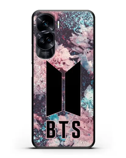 Чехол с картинкой BTS силиконовый для Honor 90 Lite