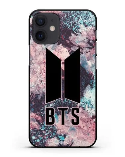 Чехол с картинкой BTS силиконовый для iPhone 12 mini