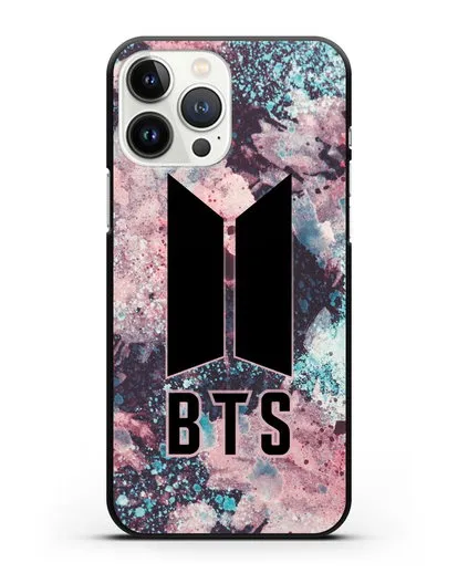 Чехол с картинкой BTS силиконовый для iPhone 13 Pro Max