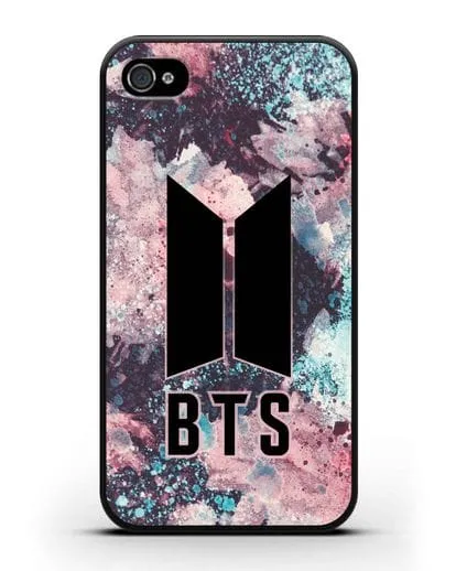 Чехол с картинкой BTS силиконовый для iPhone 4/4s