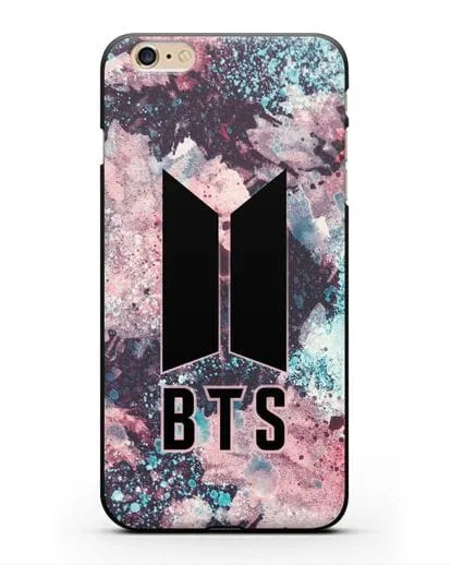 Чехол с картинкой BTS силиконовый для iPhone 6 Plus