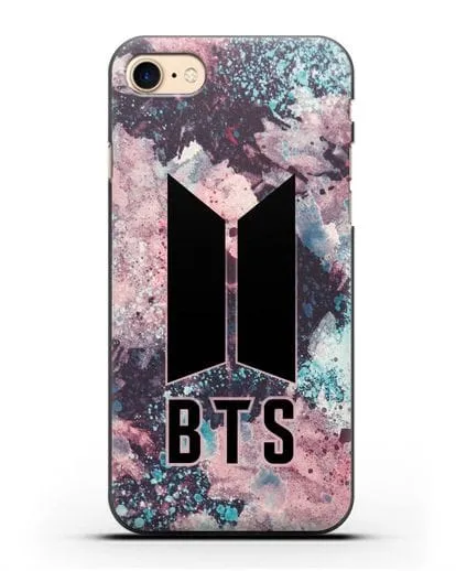 Чехол с картинкой BTS силиконовый для iPhone 8