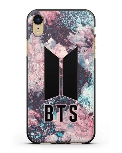 Чехол с картинкой BTS силиконовый для iPhone XR