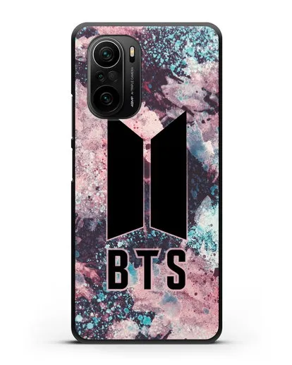 Чехол с картинкой BTS силиконовый для Xiaomi Poco F3