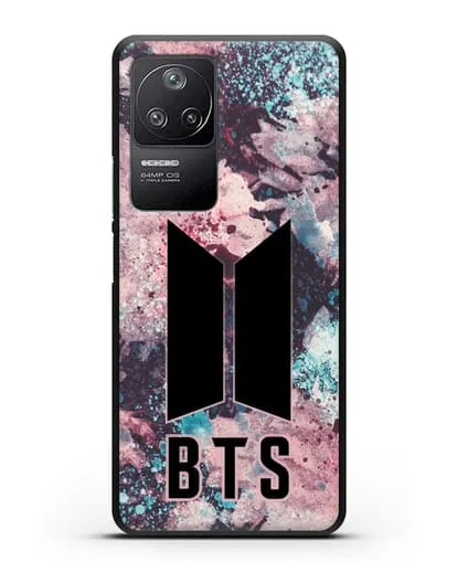 Чехол с картинкой BTS силиконовый для Xiaomi Poco F4