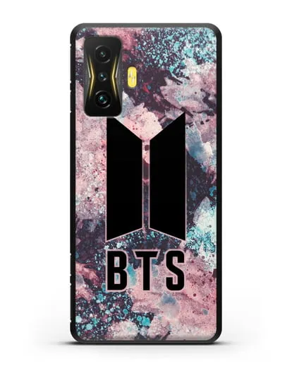 Чехол с картинкой BTS силиконовый для Xiaomi Poco F4 GT