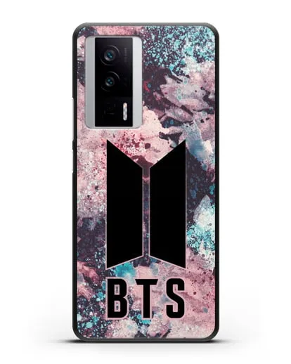 Чехол с картинкой BTS силиконовый для Xiaomi Poco F5 Pro