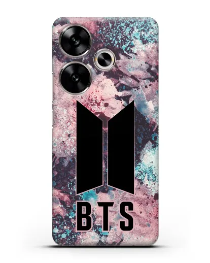 Чехол с картинкой BTS силиконовый для Xiaomi Poco F6