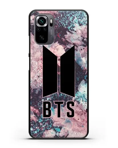 Чехол с картинкой BTS силиконовый для Xiaomi Poco M5s