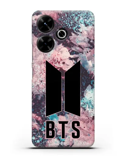 Чехол с картинкой BTS силиконовый для Xiaomi Poco M6