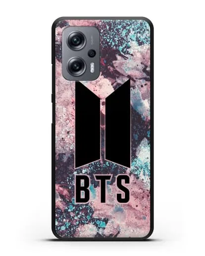 Чехол с картинкой BTS силиконовый для Xiaomi Poco X4 GT