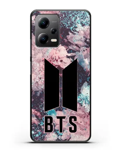 Чехол с картинкой BTS силиконовый для Xiaomi Poco X5
