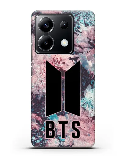 Чехол с картинкой BTS силиконовый для Xiaomi Poco X6