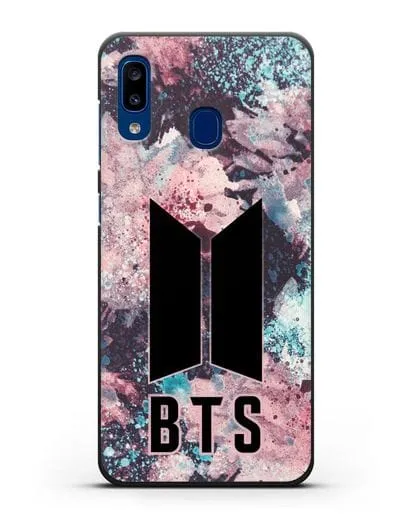 Чехол с картинкой BTS силиконовый для Samsung Galaxy A20 [SM-A205FN]
