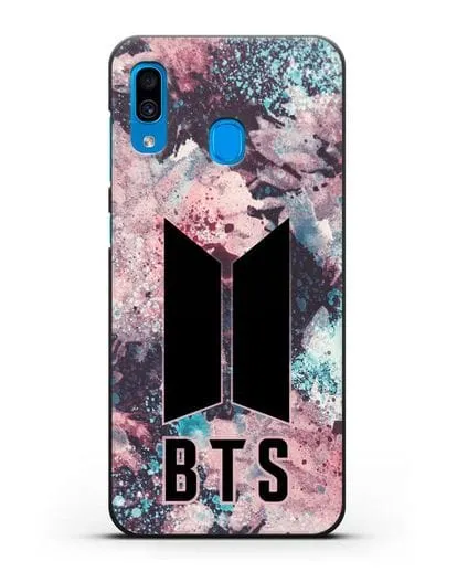 Чехол с картинкой BTS силиконовый для Samsung Galaxy A30 [SM-A305FN]
