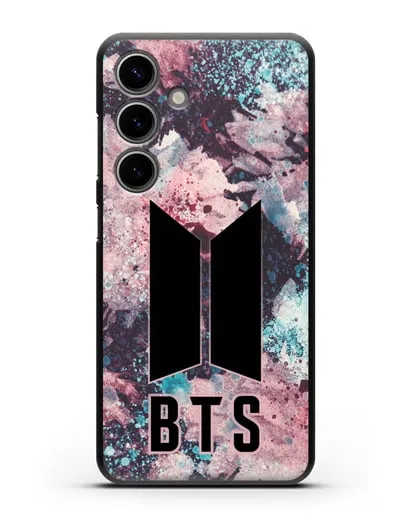 Чехол с картинкой BTS силиконовый для Samsung Galaxy S24