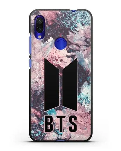 Чехол с картинкой BTS силиконовый для Xiaomi Redmi Note 7