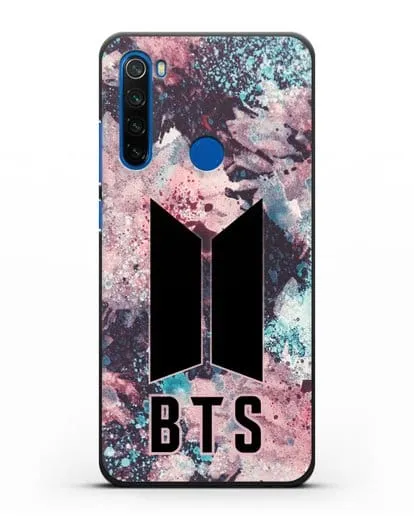 Чехол с картинкой BTS силиконовый для Xiaomi Redmi Note 8