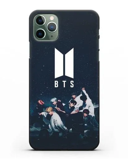 Чехол с изображением солистов группы BTS силиконовый для iPhone 11 Pro Max
