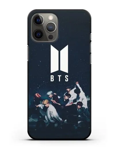 Чехол с изображением солистов группы BTS силиконовый для iPhone 12 Pro Max