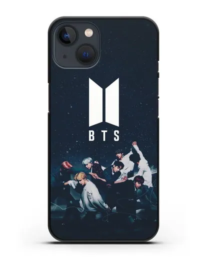 Чехол с изображением солистов группы BTS силиконовый для iPhone 13 Mini