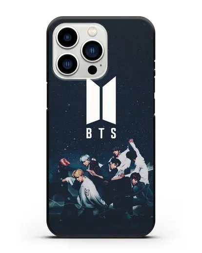 Чехол с изображением солистов группы BTS силиконовый для iPhone 13 Pro
