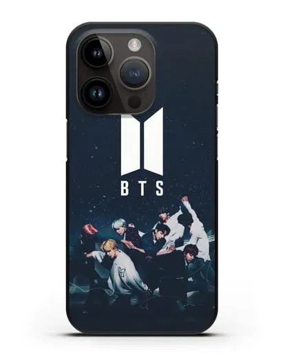 Чехол с изображением солистов группы BTS силиконовый для iPhone 14 Pro