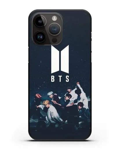 Чехол с изображением солистов группы BTS силиконовый для iPhone 14 Pro Max