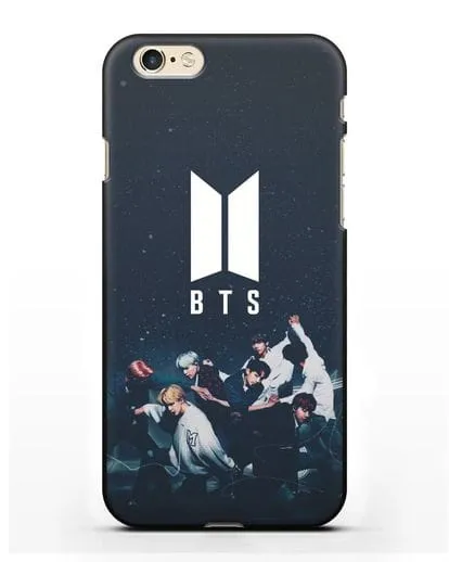 Чехол с изображением солистов группы BTS силиконовый для iPhone 6