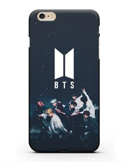 Чехол с изображением солистов группы BTS силиконовый для iPhone 6 Plus