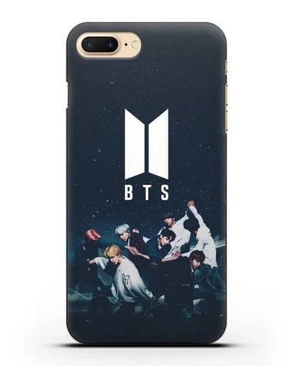 Чехол с изображением солистов группы BTS силиконовый для iPhone 8 Plus