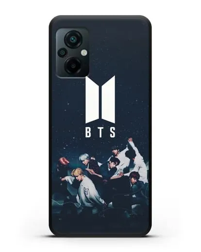 Чехол с изображением солистов группы BTS силиконовый для Xiaomi Poco M5