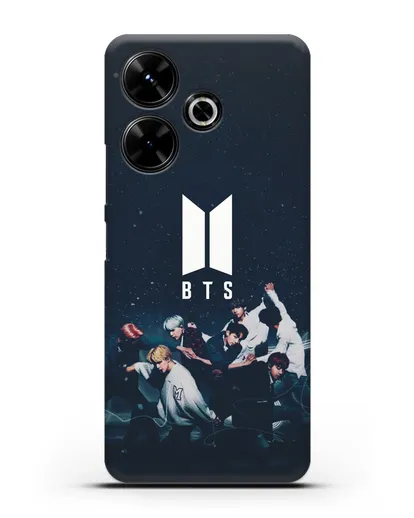 Чехол с изображением солистов группы BTS силиконовый для Xiaomi Poco M6