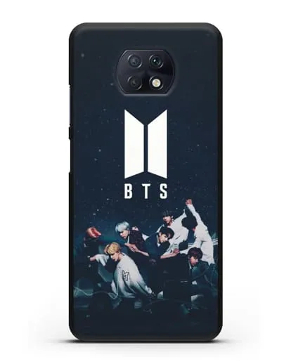 Чехол с изображением солистов группы BTS силиконовый для Xiaomi Redmi Note 9T