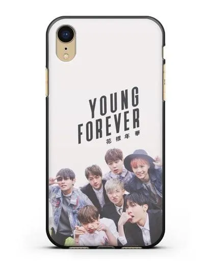 Чехол с картинкой BTS. Young Forever силиконовый для iPhone XR