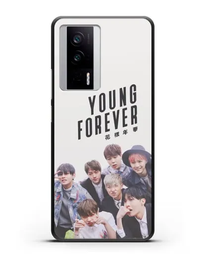 Чехол с картинкой BTS. Young Forever силиконовый для Xiaomi Poco F5 Pro