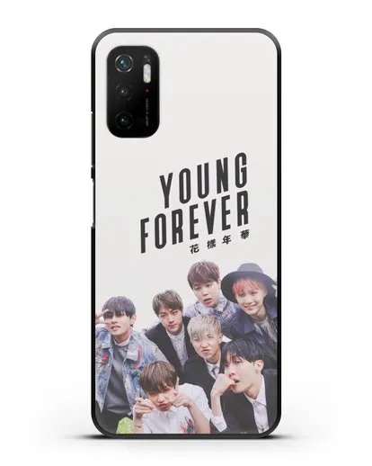 Чехол с картинкой BTS. Young Forever силиконовый для Xiaomi Poco M3 Pro