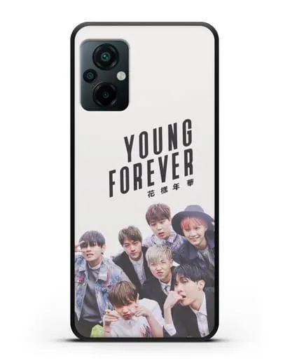 Чехол с картинкой BTS. Young Forever силиконовый для Xiaomi Poco M5