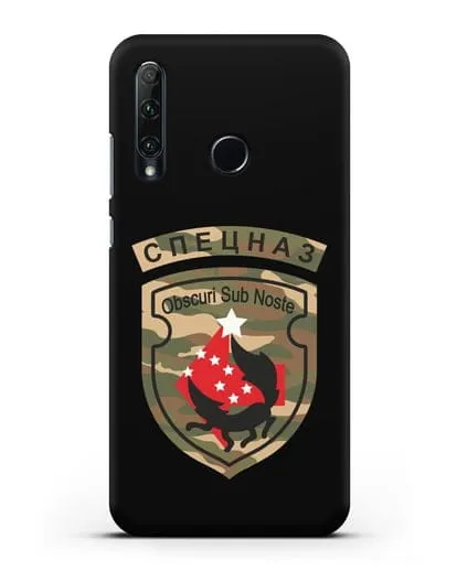 Чехол с надписью Спецназ и нарукавным знаком 5-я ОБрСпН цвет хаки силиконовый для Honor 20e