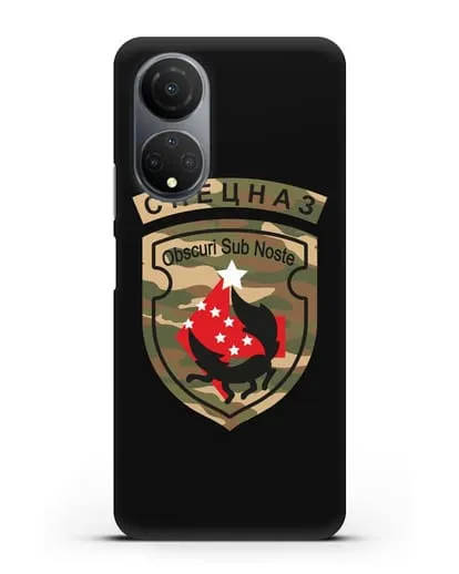 Чехол с надписью Спецназ и нарукавным знаком 5-я ОБрСпН цвет хаки силиконовый для Honor X7