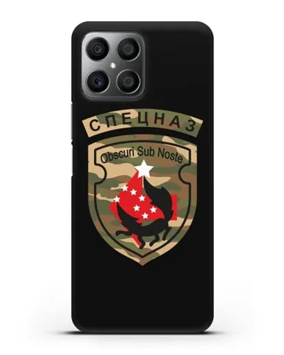 Чехол с надписью Спецназ и нарукавным знаком 5-я ОБрСпН цвет хаки силиконовый для Honor X8