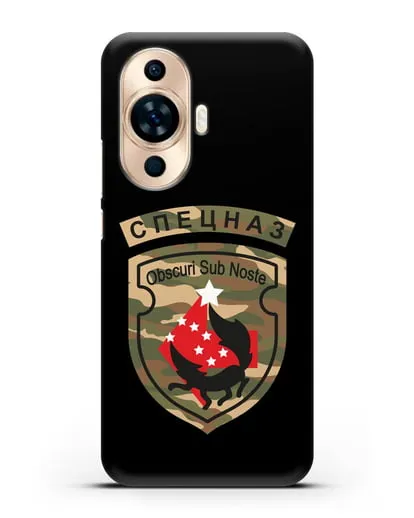 Чехол с надписью Спецназ и нарукавным знаком 5-я ОБрСпН цвет хаки силиконовый для Huawei Nova 11
