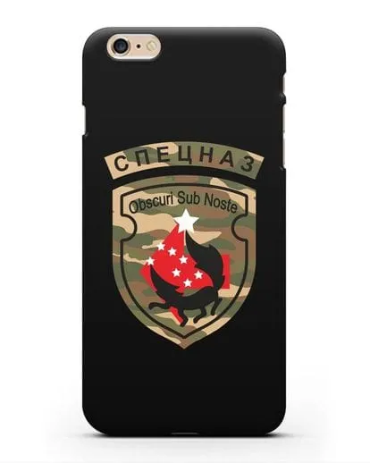 Чехол с надписью Спецназ и нарукавным знаком 5-я ОБрСпН цвет хаки силиконовый для iPhone 6s Plus